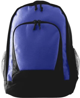 Augusta Sportswear 1710 Ripstop Backpack in Purple/ black