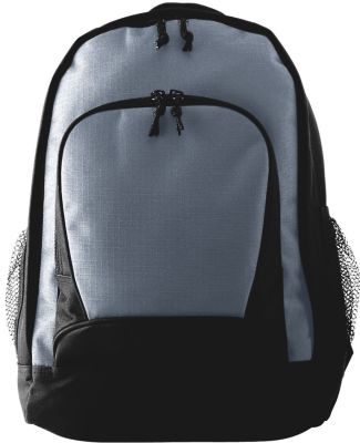 Augusta Sportswear 1710 Ripstop Backpack in Graphite/ black