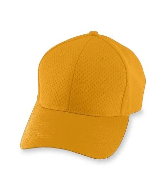 Augusta Sportswear 6235 Athletic Mesh Cap-Adult in Gold