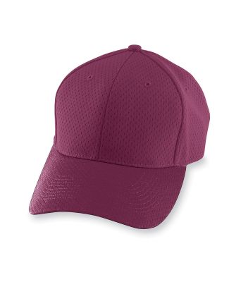 Augusta Sportswear 6235 Athletic Mesh Cap-Adult in Maroon