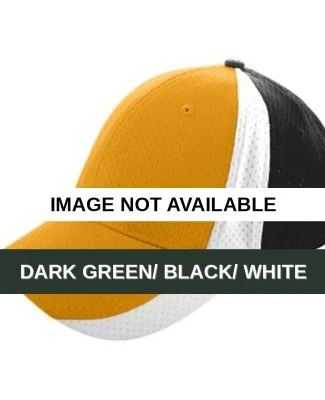 Augusta Sportswear 6247 Sport Flex Three-Color Ath Dark Green/ Black/ White