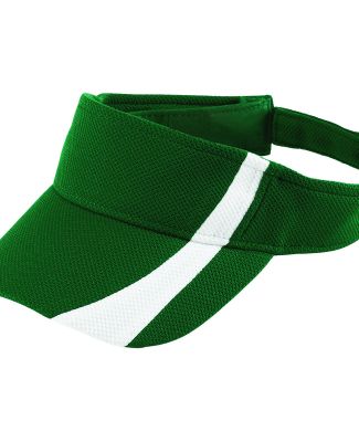 Augusta Sportswear 6260 Adjustable Wicking Mesh Tw in Dark green/ white