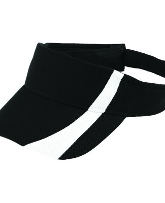 Augusta Sportswear 6261 Youth Adjustable Wicking M in Black/ white