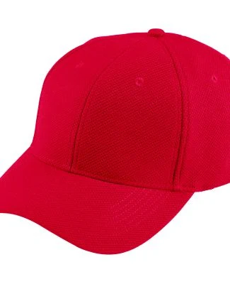 Augusta Sportswear 6266 Youth Adjustable Wicking M in Red