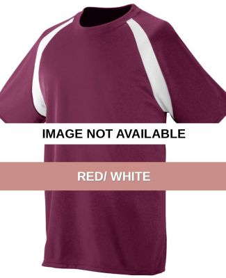 Augusta Sportswear 218 Wicking Color Block Jersey Red/ White