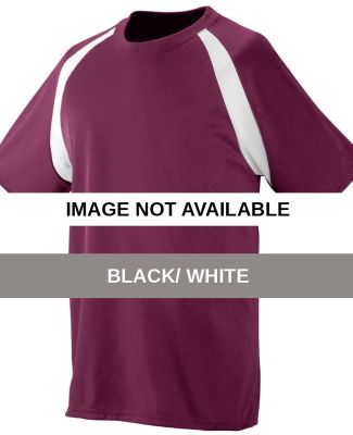 Augusta Sportswear 218 Wicking Color Block Jersey Black/ White