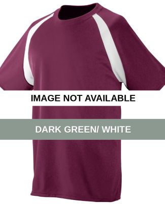 Augusta Sportswear 218 Wicking Color Block Jersey Dark Green/ White