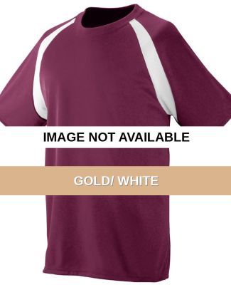 Augusta Sportswear 218 Wicking Color Block Jersey Gold/ White