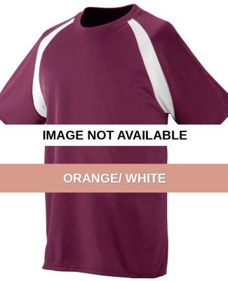Augusta Sportswear 218 Wicking Color Block Jersey Orange/ White