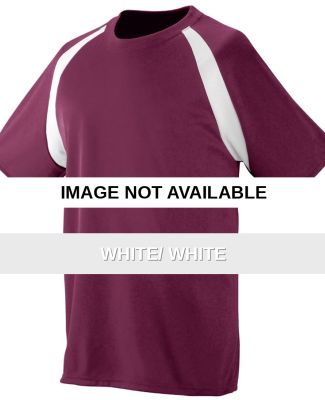 Augusta Sportswear 218 Wicking Color Block Jersey White/ White
