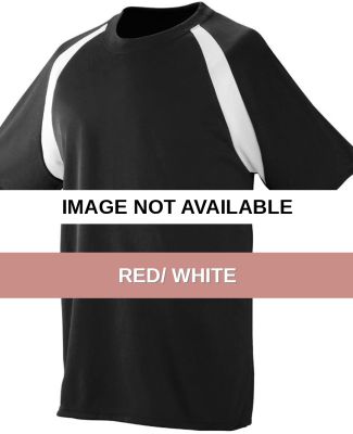 Augusta Sportswear 219 Youth Wicking Color Block J Red/ White