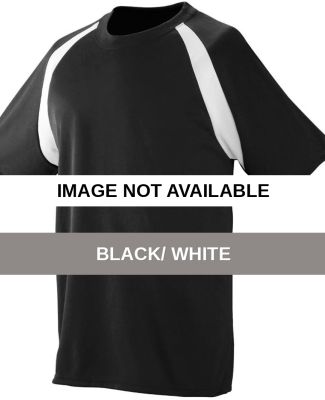 Augusta Sportswear 219 Youth Wicking Color Block J Black/ White