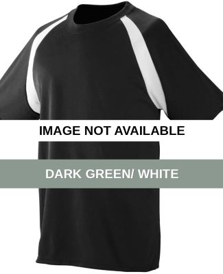 Augusta Sportswear 219 Youth Wicking Color Block J Dark Green/ White