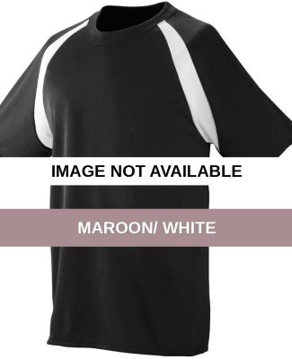 Augusta Sportswear 219 Youth Wicking Color Block J Maroon/ White