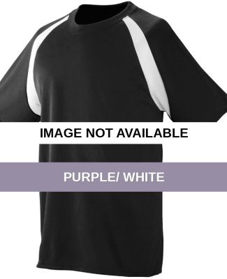 Augusta Sportswear 219 Youth Wicking Color Block J Purple/ White