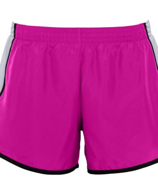 Augusta Sportswear 1265 Women's Pulse Team Running in Power pink/ white/ black