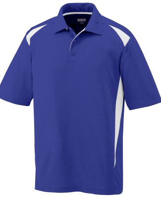 Augusta Sportswear 5012 Two-Tone Premier Sport Shi in Purple/ white