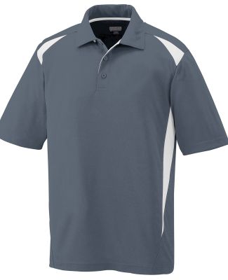 Augusta Sportswear 5012 Two-Tone Premier Sport Shi in Graphite/ white
