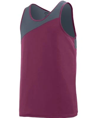 Augusta Sportswear 352 Accelerate Jersey in Maroon/ graphite