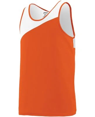 Augusta Sportswear 352 Accelerate Jersey in Orange/ white