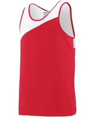 Augusta Sportswear 352 Accelerate Jersey in Red/ white