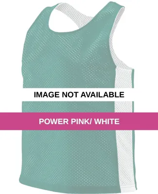 Augusta Sportswear 968 Women's reversible Tricot M Power Pink/ White
