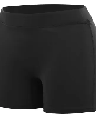 Augusta Sportswear 1223 Girls' Enthuse Short Black
