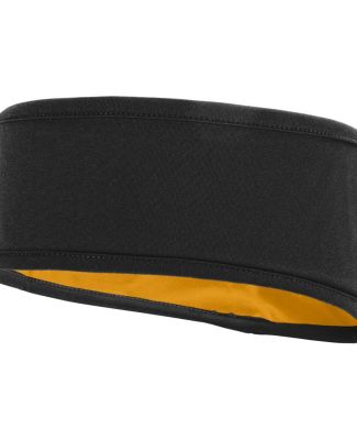 Augusta Sportswear 6750 Reversible Headband in Black/ gold