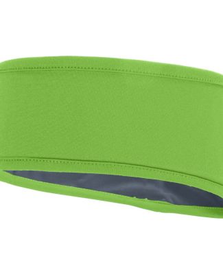 Augusta Sportswear 6750 Reversible Headband in Lime/ graphite