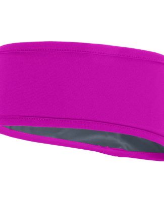 Augusta Sportswear 6750 Reversible Headband in Power pink/ graphite