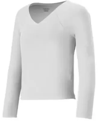 Augusta Sportswear 9013 Girls' V-Neck Liner WHITE