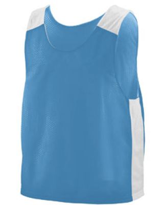 Augusta Sportswear 9715 Face Off Reversible Jersey in Columbia blue/ white