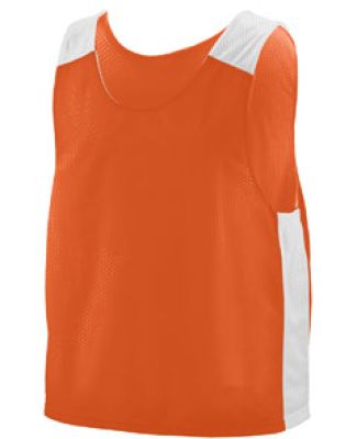 Augusta Sportswear 9715 Face Off Reversible Jersey in Orange/ white