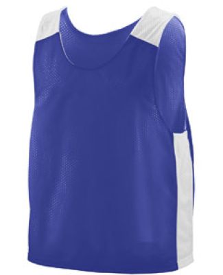 Augusta Sportswear 9715 Face Off Reversible Jersey in Purple/ white