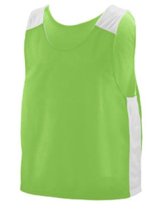 Augusta Sportswear 9715 Face Off Reversible Jersey in Lime/ white