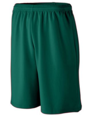 Augusta Sportswear 802 Longer Length Wicking Mesh  in Dark green