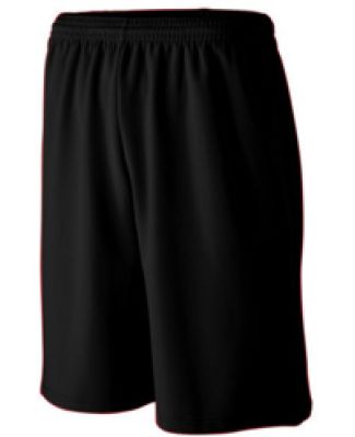 Augusta Sportswear 802 Longer Length Wicking Mesh  in Black