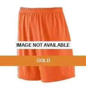 Augusta Sportswear 843 Youth Tricot Mesh Short/Tri Gold