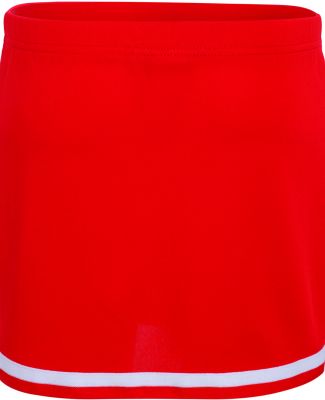 Augusta Sportswear 9126 Girls' Energy Skirt in Red/ white