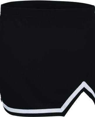 Augusta Sportswear 9126 Girls' Energy Skirt in Black/ white
