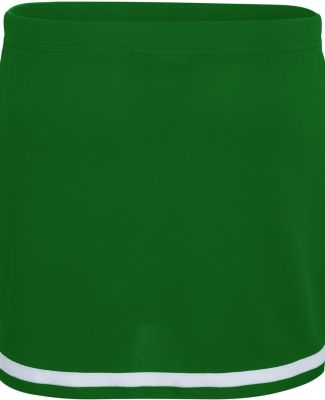 Augusta Sportswear 9126 Girls' Energy Skirt in Dark green/ white