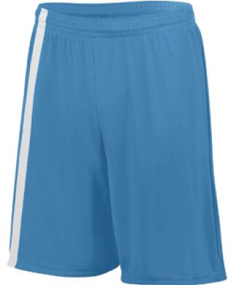 Augusta Sportswear 1622 Attacking Third Short in Columbia blue/ white