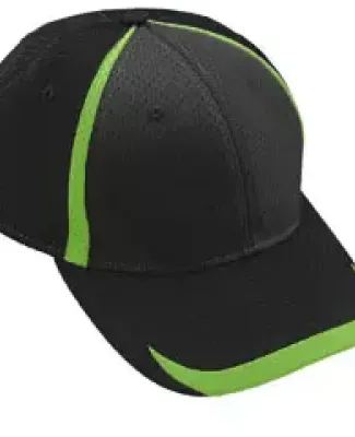 Augusta Sportswear 6291 Youth Change Up Cap Black/ Lime