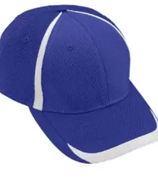 Augusta Sportswear 6291 Youth Change Up Cap Purple/ White