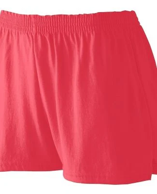 Augusta Sportswear 988 Girls' Trim Fit Jersey Shor in Red