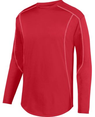 Augusta Sportswear 5542 Edge Pullover in Red/ white