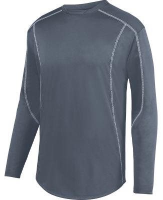 Augusta Sportswear 5542 Edge Pullover in Graphite/ white