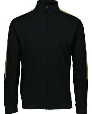 Augusta Sportswear 4396 Youth Medalist Jacket 2.0 in Black/ vegas gold