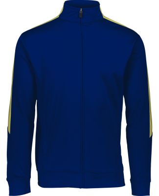 Augusta Sportswear 4396 Youth Medalist Jacket 2.0 in Navy/ vegas gold