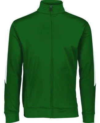 Augusta Sportswear 4396 Youth Medalist Jacket 2.0 in Dark green/ white